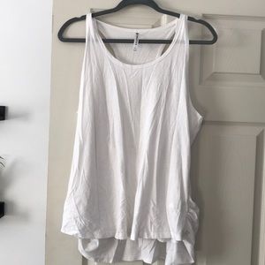 Fabletics white tank top